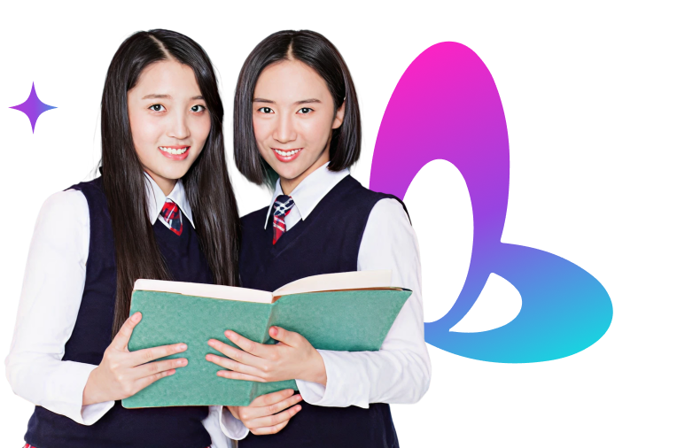 Student with books